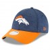 Women's Denver Broncos New Era Navy/Orange 2018 NFL Sideline Home 9FORTY Adjustable Hat 3059261